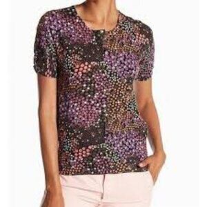 Nordstrom NWT Grace Floral Ribbed Cardigan